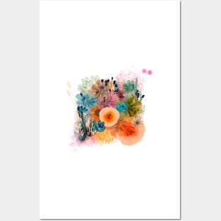 Floral bouquet Posters and Art